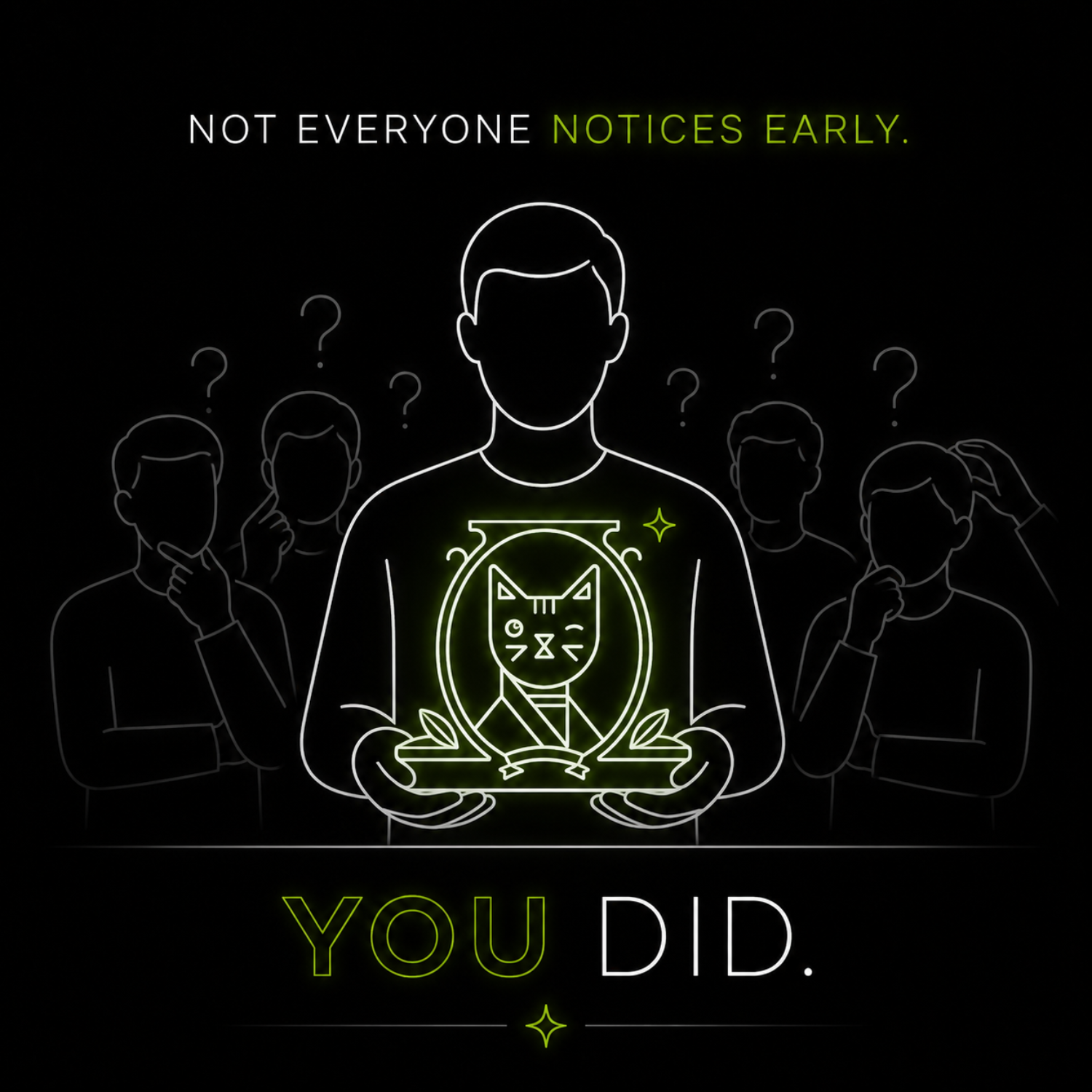 Not everyone notices early. You did